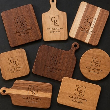 Branded cutting boards with logo