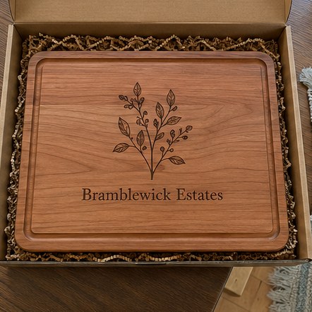 Customized cutting boards for retail and gift shops