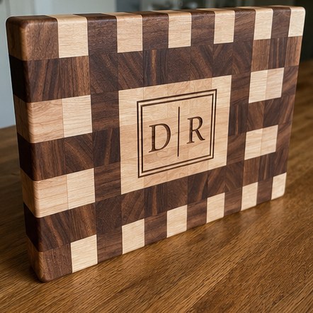 End-Grain Butcher Blocks with custom branding